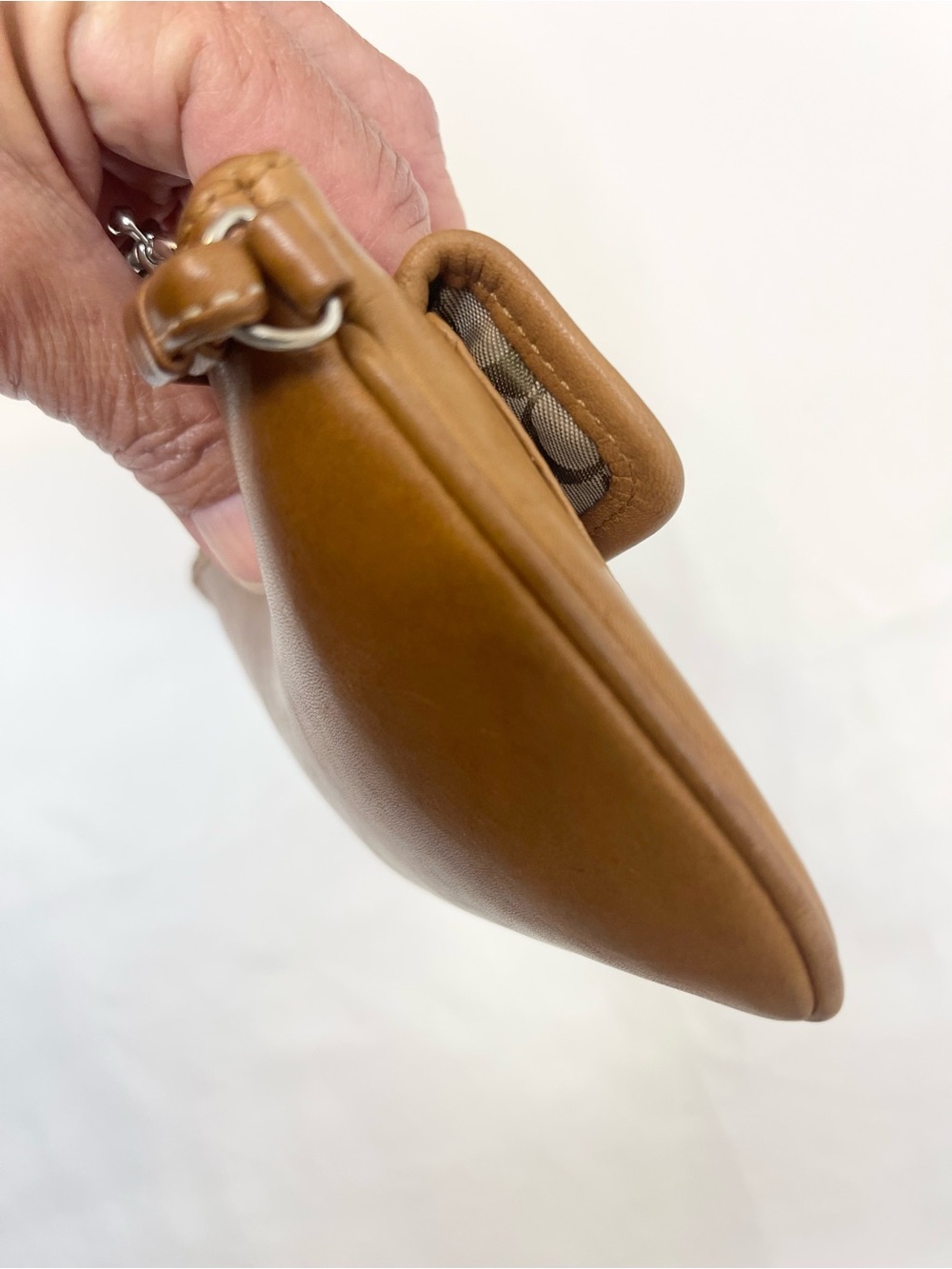 Coach Vintage Bleecker leather wristlet Y2K Era - Picture 7 of 13